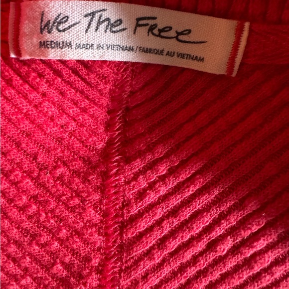 We The Free Red Knit Top - Picture 1 of 3